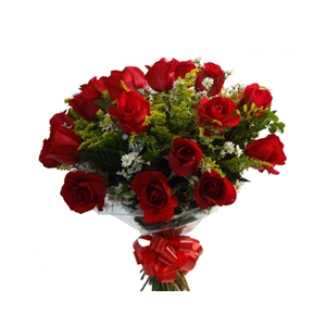 31-Buquê 12 Rosas Vermelhas