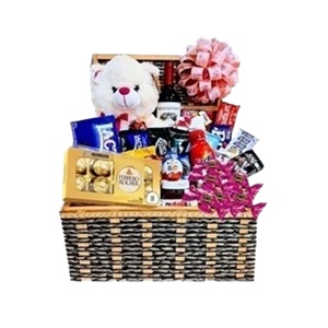 14-Baú de Chocolate com Vinho e Urso